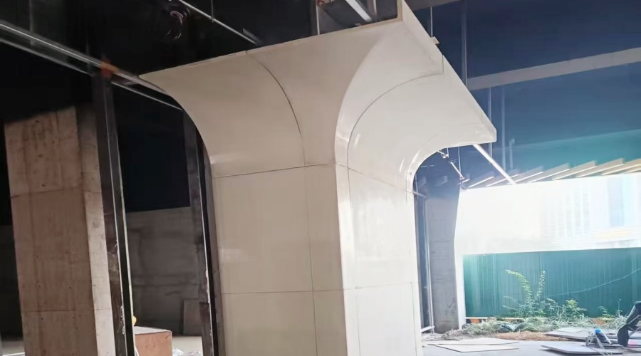 飾紀上品UHPC廠家：福州工業園UHPC異形柱子的工程案例