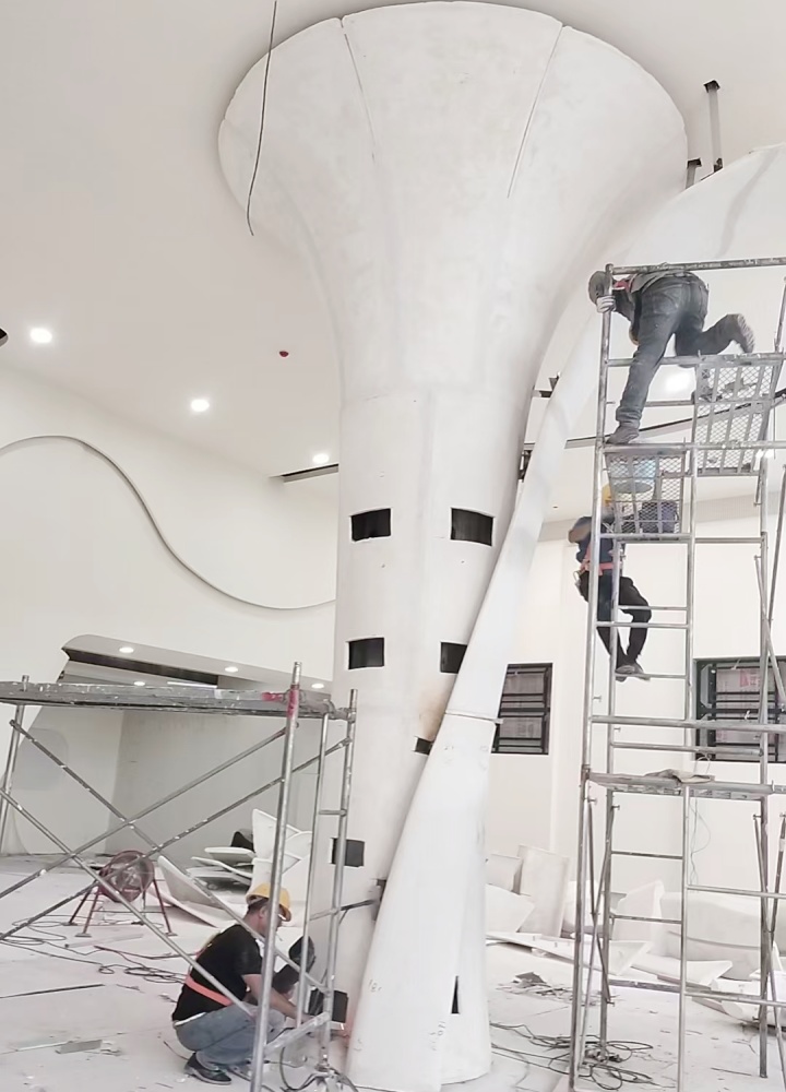 浙江溫州樂(lè)清GRG吧臺(tái)柱子的創(chuàng)新工程 浙江溫州樂(lè)清GRG吧臺(tái)柱子的創(chuàng)新工程