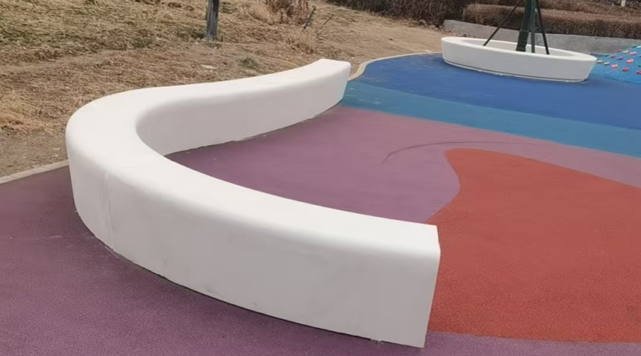 新疆體育公園GRC坐凳樹池造型工程案例